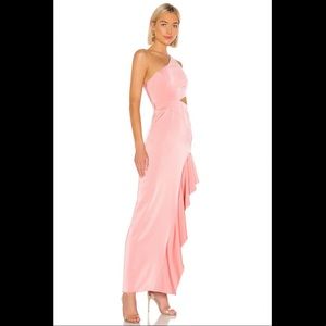 NBD x Revolve Cressida Gown Sorbet Pink Small